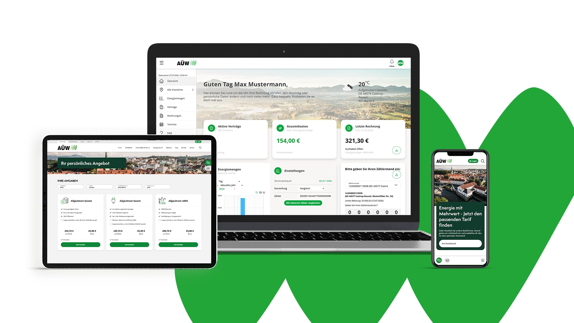 Mockup AÜW io.suite