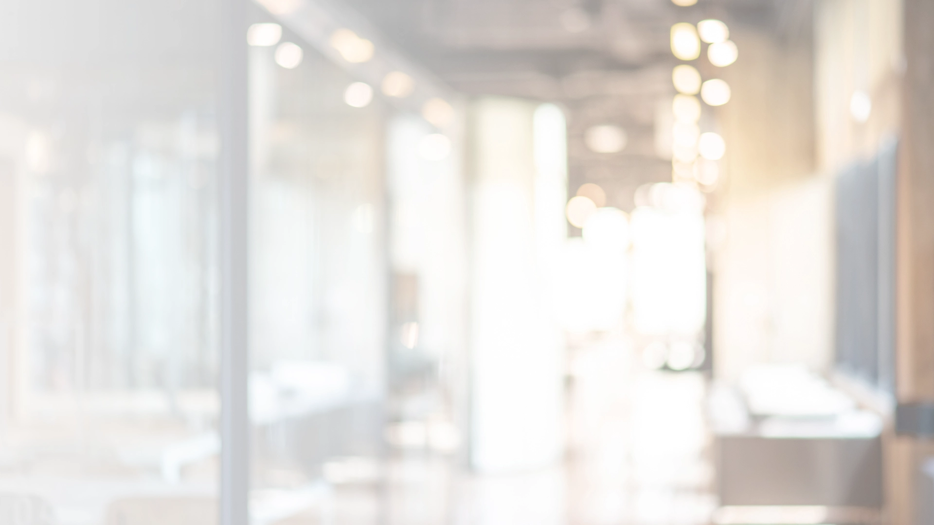Verschwommenes Büro mit Bokeh Effekt