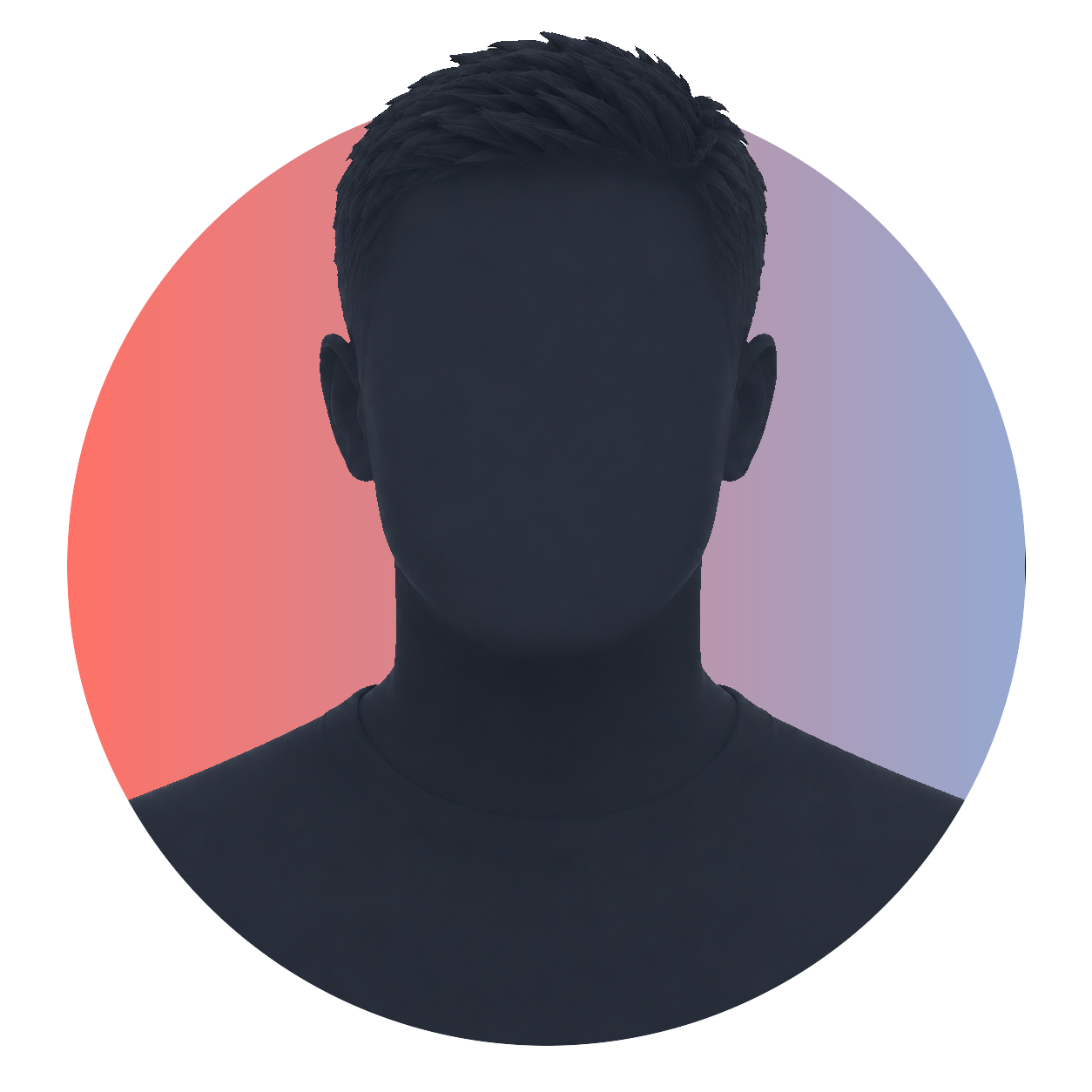 Portrait Platzhalter Mann